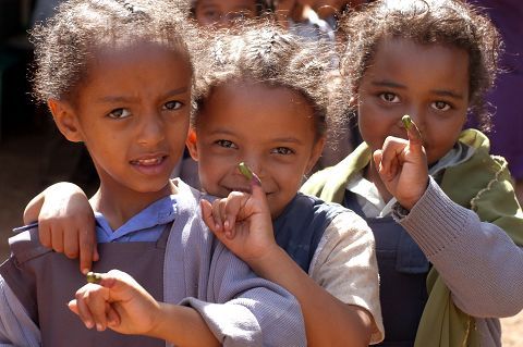 ethiopian humble school girls